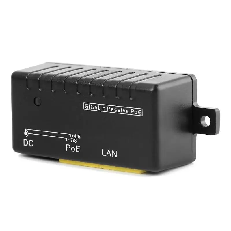 Прочный Ethernet RJ45 POE, сплиттер, инжектор 1000 Мбит/с POE, сплиттер, инжектор для ip-камеры POE настенный адаптер модуль аксессуары