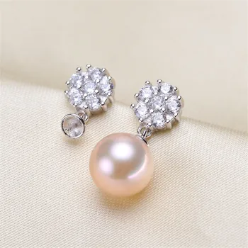 

High Quality Pearl Earring Settings Earring Findings Jewelry Parts Fittings Jewellery Accessories No pearl