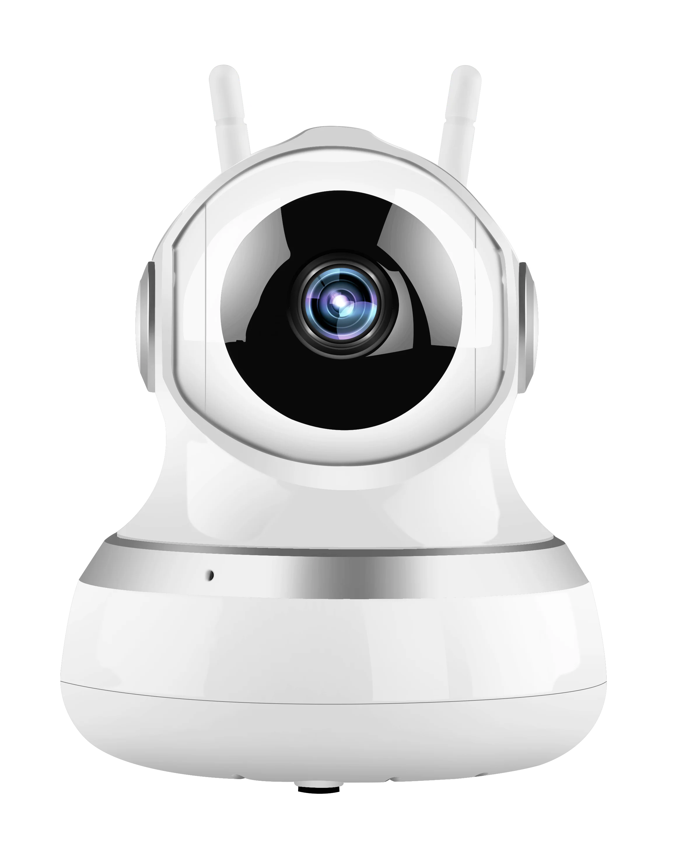 Слоновая кость 1080P HD Крытая wifi ip-камера беспроводная wifi муляж системы безопасности камера 64G TF карта памяти сковорода 360 градусов наблюдения - Цвет: Слоновая кость