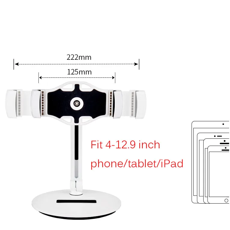 Подставка для планшета, держатель для iPad Pro 11 12,9 10,5 Mini 4/5 Air 2, держатель для телефона и планшета, крепление на кровать, стол, алюминиевая длинная Подставка для рук