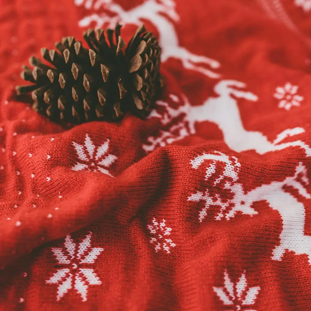 Рождественский лось шаблон домашнее Полотенце Рождество ЕВА мягкий диван одеяло хороший выбор подарка