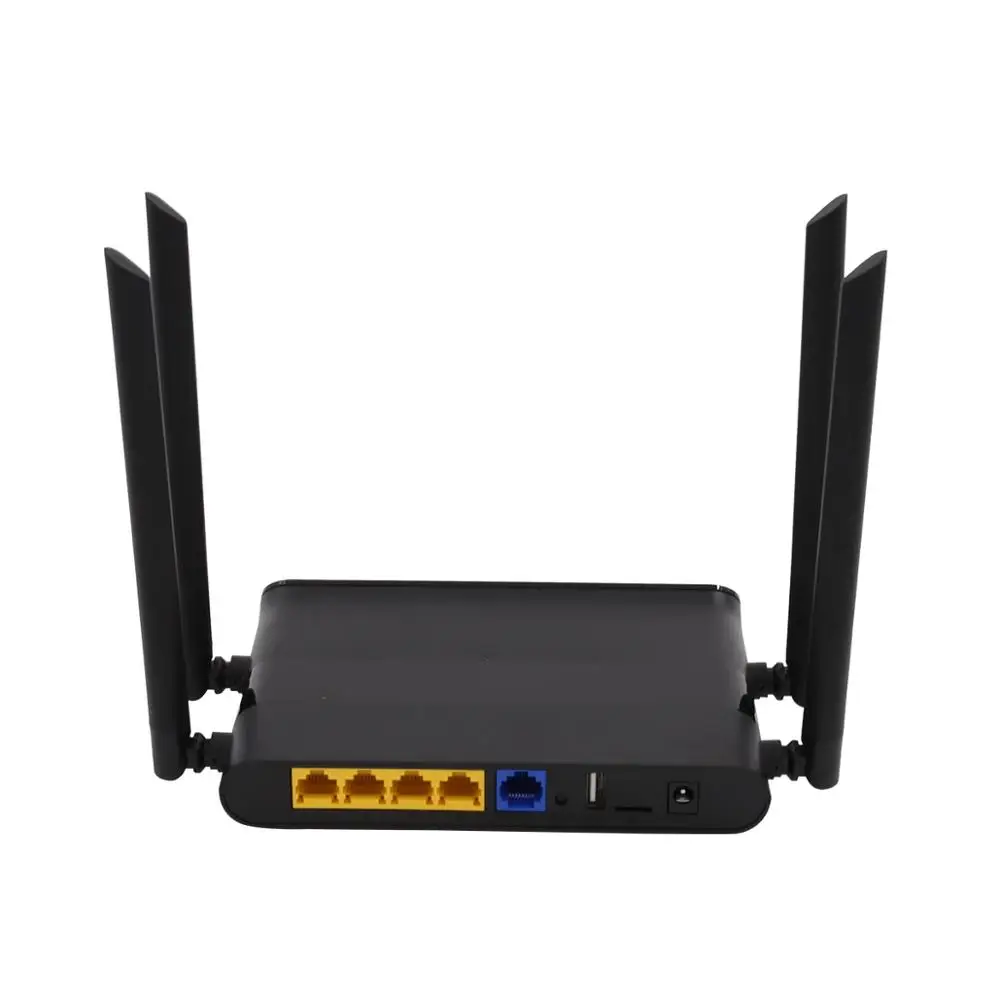 Беспроводной Wi Fi роутер AC1200 два диапазона 2 4 ГГц/5G 1 WAN + 3 LAN 1000 Мбит/с|wifi router dual|wifi dual