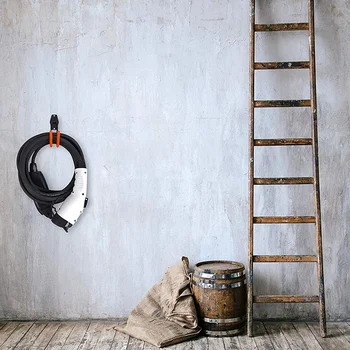 

for EV Charger Wall J-Hook Compatible with Electric Vehicle (EV) Charging Cable - Extra Protection Leading To a Clutter-Free Spa