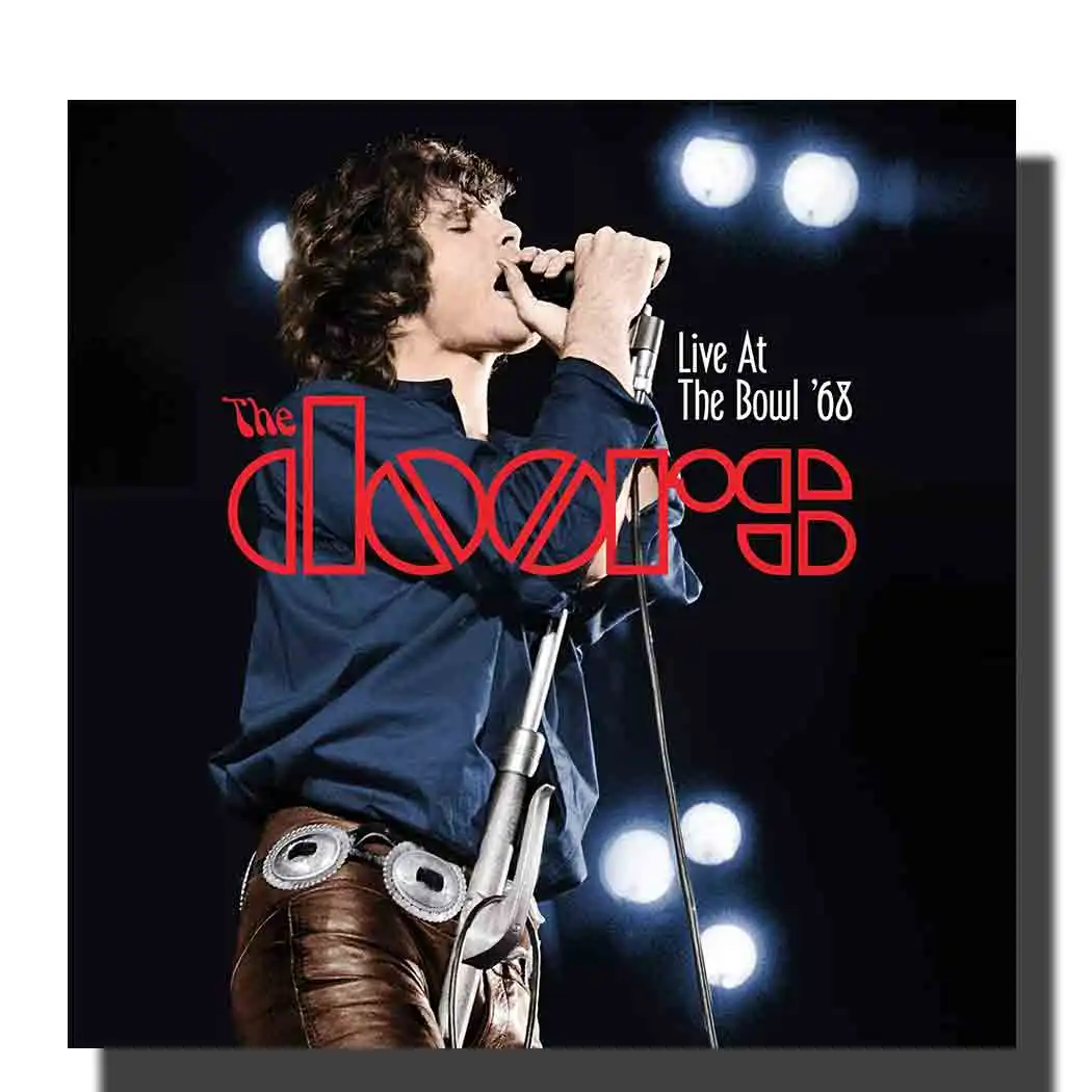 M563 The Door Rock Music Jim Morrison альбом шелковая фотография холста искусство 24x24 печать
