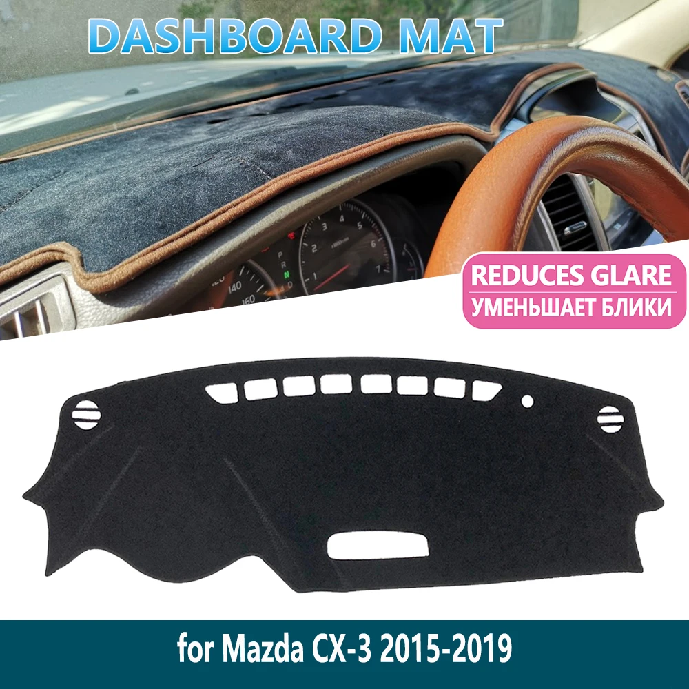 Для Mazda CX 3 2015 2016 2017 2018 2019 Противоскользящий коврик для приборной панели накладка