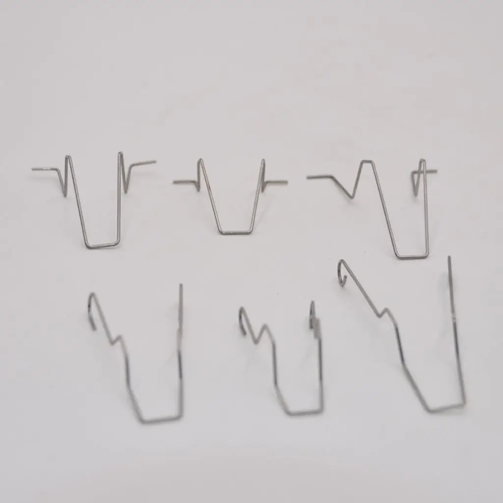 Set of 6 Bulb Retaining Spring Clip Headlight Headlamp Lamp for H1 H3 H4 H7