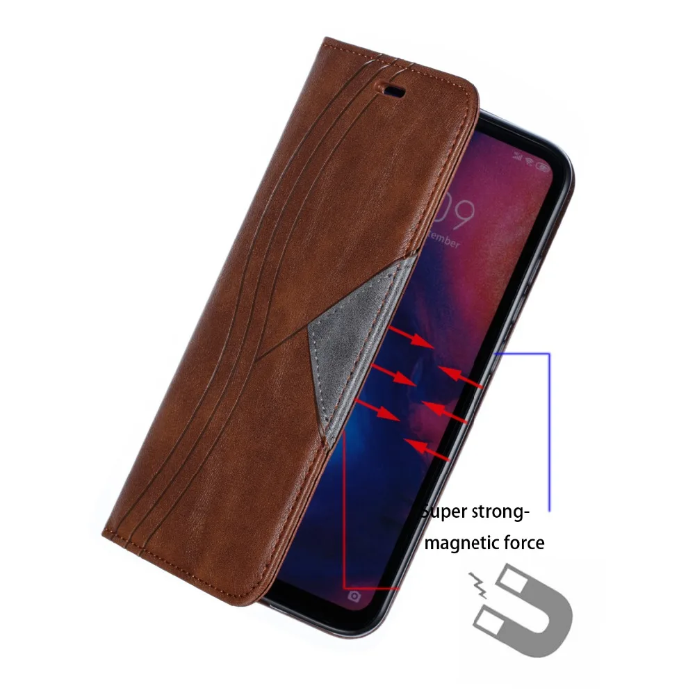 Кожаные чехлы-кошельки для Xiaomi Redmi Примечание 7 8 Pro Redmi 6A 7A 8A Y3 K20 Pro Чехол для телефона с магнитом держатель для карт чехол-книжка с подставкой