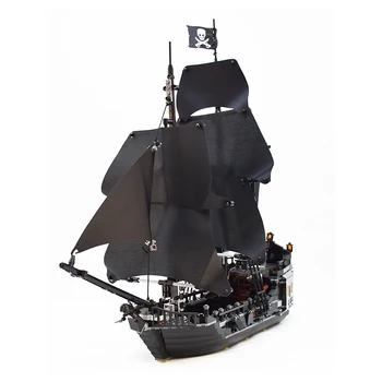 

dropshipping Pirates of the Caribbean The Black Pearl Ship 804pcs Compatible With bluilding block brick minfigured toy children