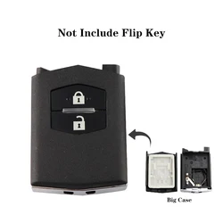 Premium YIQIXIN Flip Key Fob Shell for Mazda - Durable Remote Key Case (2BT Big Case)