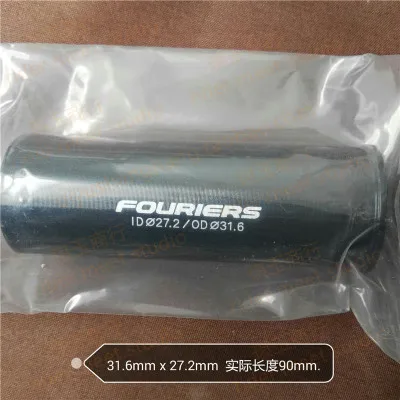 FOURIERS L 80 мм 90 мм велосипедный Подседельный штырь Отрегулируйте диаметровый рукав велосипедный адаптер редукционный втулка 27,2 мм 30,9 мм 31,6 мм - Цвет: 1