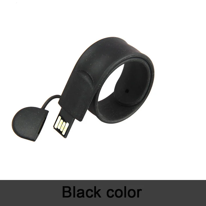 Goblow браслет с usb диском 16g модный силиконовый браслет в форме запястья 8 Гб 64 Гб Кле usb флэш-накопитель 32 Гб 2,0 - Цвет: Wristband-Mix-black