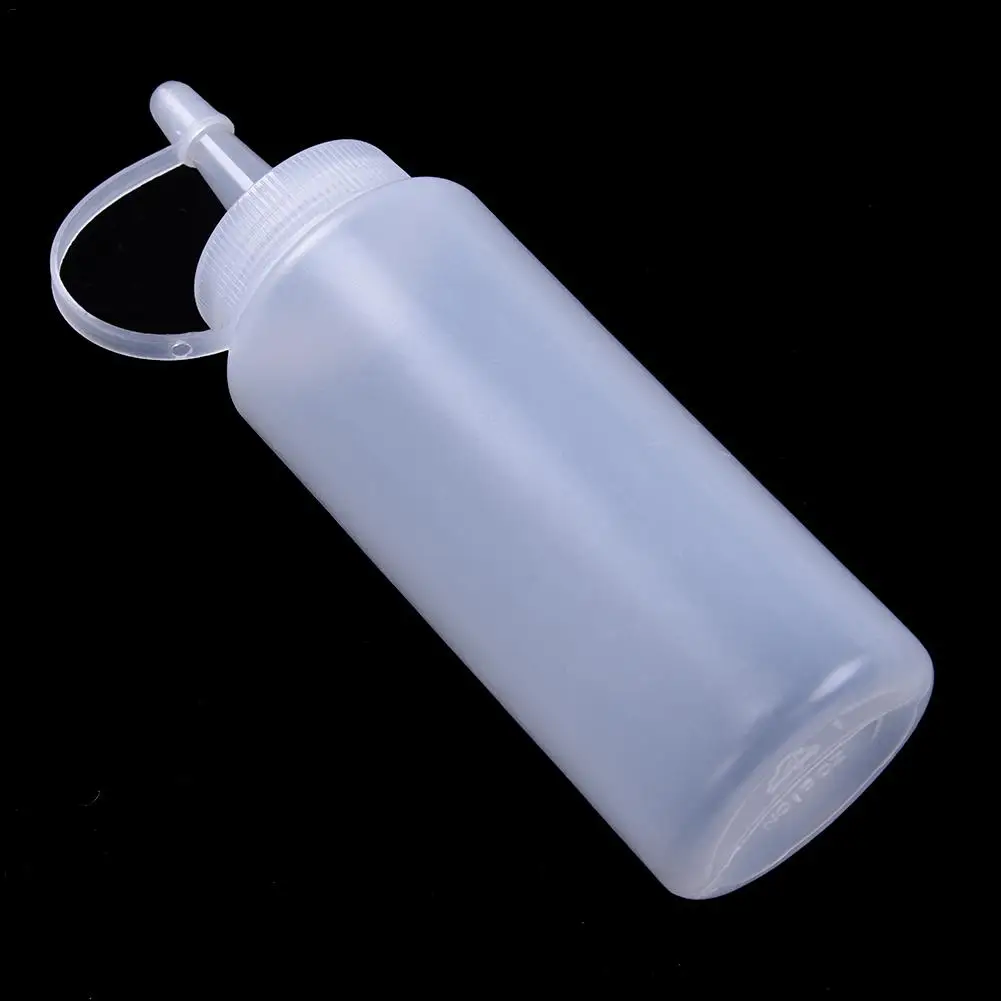 

6/9/13/18/24 OZ Plastic Squeeze Bottle Condiment Dispenser Ketchup Mustard Sauce Vinegar Cream Squeezed Bottle Cake Decoration