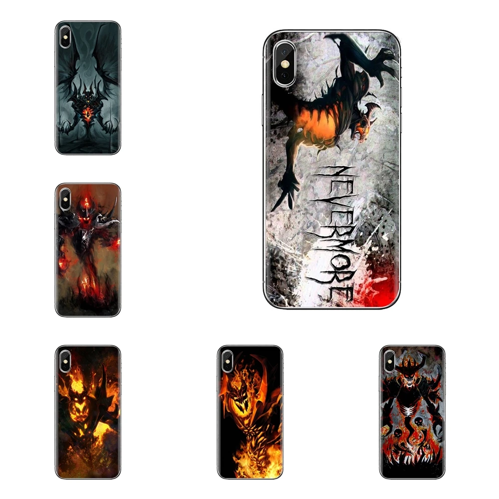 Nevermore dota 2 героя SHADOW FIEND прозрачный мягкий чехол сумка для huawei Коврики Honor 4C 5C 5X6X7 7A 7C