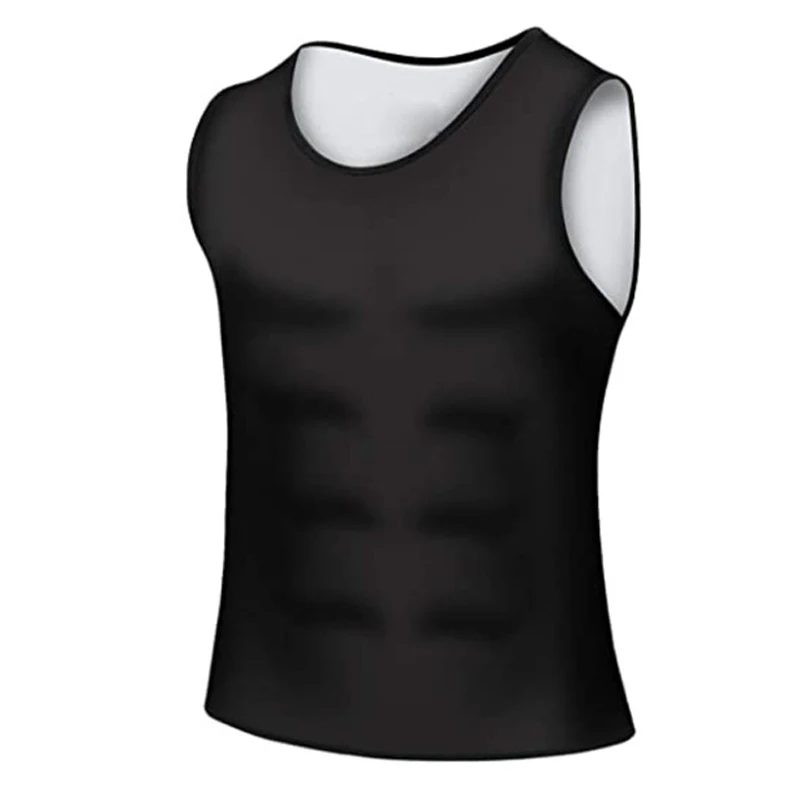 

Latest Men Slimming Tank Tops Underwear Mens Undershirt Sweat Sauna Shirts Male Body shaper Fitness Waist Trainer Singlets Vest