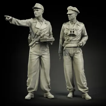 

1/35 resin figures model kit soldiers (2pcs/lot) Unpainted XD827dd