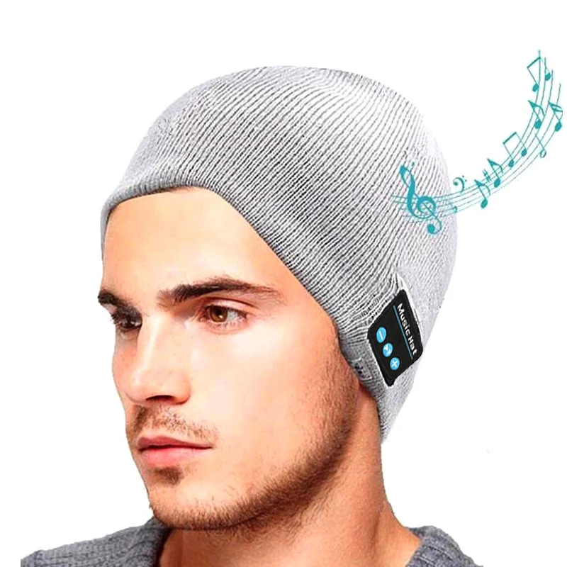 Горячая Bluetooth Музыка вязать шапочку беспроводной смарт шапка гарнитура наушники Динамик HV99