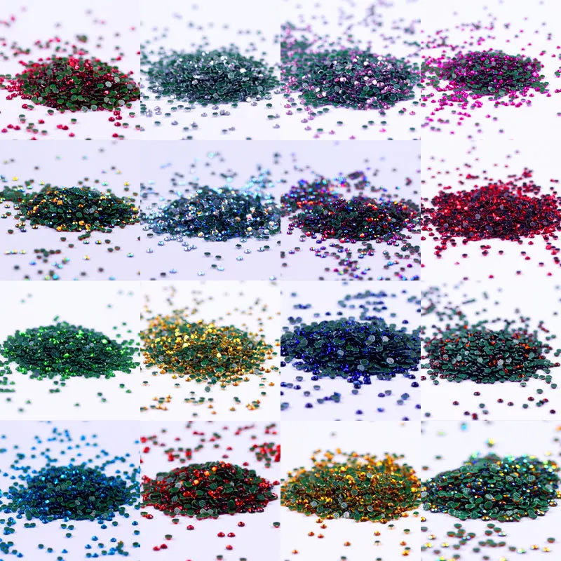 

2mm Many Colors Acrylic Hotfix Rhinestones Iron on Rhinestone For Clothes Glass Strass Hot Fix Rhinestones Nail Art Decoration