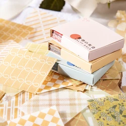 Dimi 40Pcs/Pack Small Fresh Series Sticker Lattice Love Minimalism Adhesive Lable Decor Journaling DIY Scrapbooking Stationery