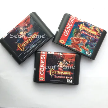 

16 bit SEGA MD Game Castlevania The New Generation/Bloodlines Card for Sega Megadrive Genesis Video Game Console Cartridge