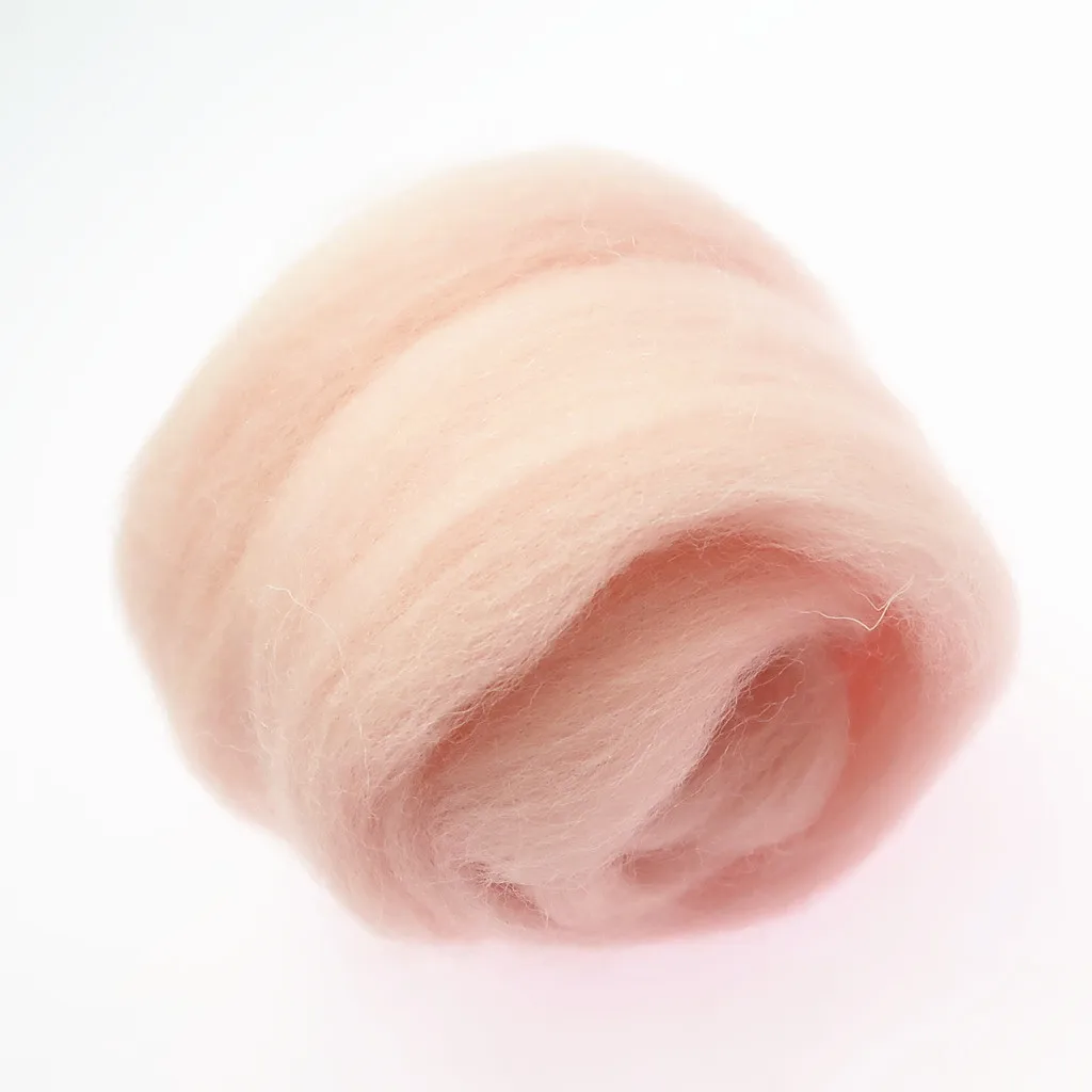 Wool Felting Kit 10g/50g/100g Pink Series Wool Fibre Flower Animal Toy Wool Felting Handmade Spinning DIY Craft Materials Tool Felt Christmas wool felting kit needle felting wool