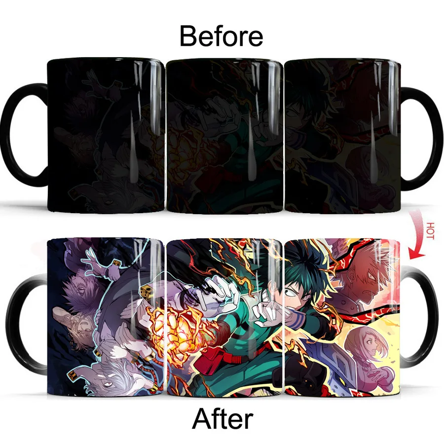 1 шт. забавные Волшебные кружки Boku my Hero Academia кофейная кружка волшебные чайные