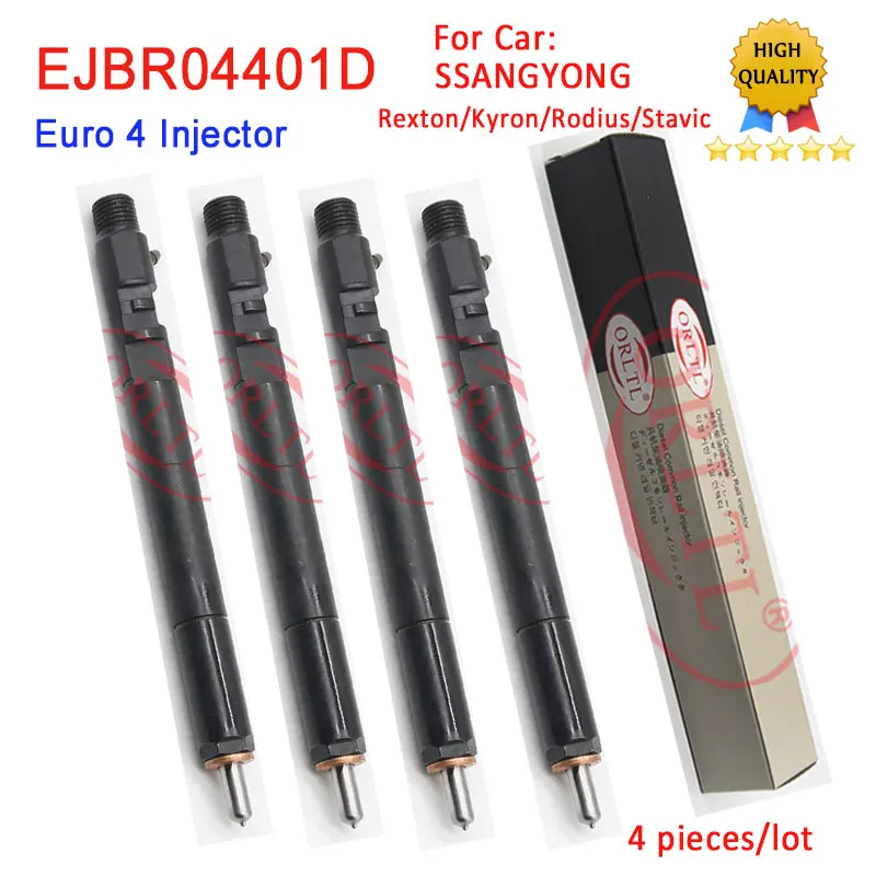 US $390.96 4pcs Diesel Injecor A6650170221 EJBR04401D INJECTOR 6650170221 EJBR04401Z FOR SSANGYONG Kyron Rexton Rodius Stavic Euro4
