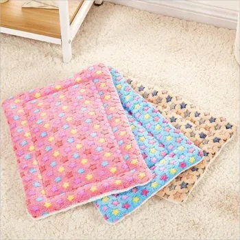 

New Pet Dog Kennel Mat Coral Fleece Pet Cat Sleep Bed Winter Dog Sofa Warm Dog Cat Mat Cushion Small Medium Large Dogs Bed House