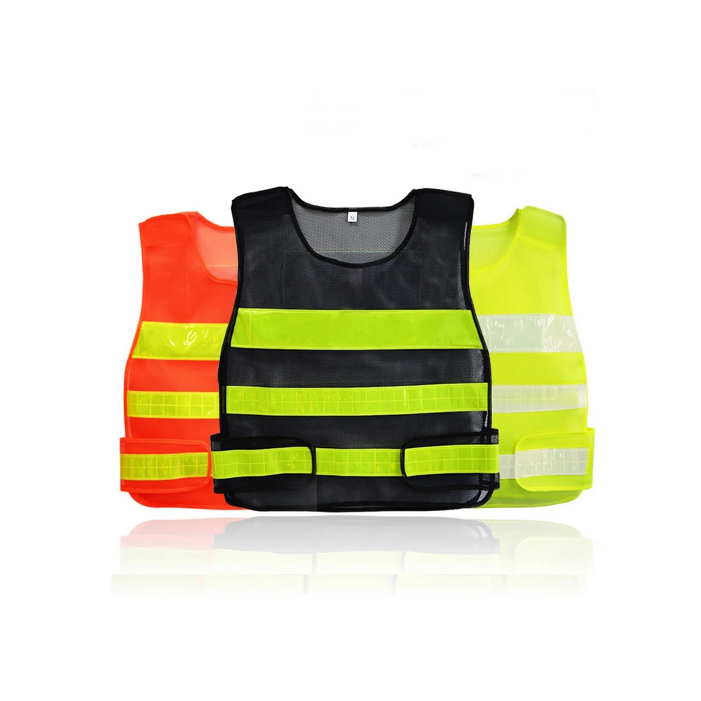 

Reflective Vest High Visibility Unisex Workwear Night Riding Running Reflective Safety Warning Vest for Traffic Workers Bike