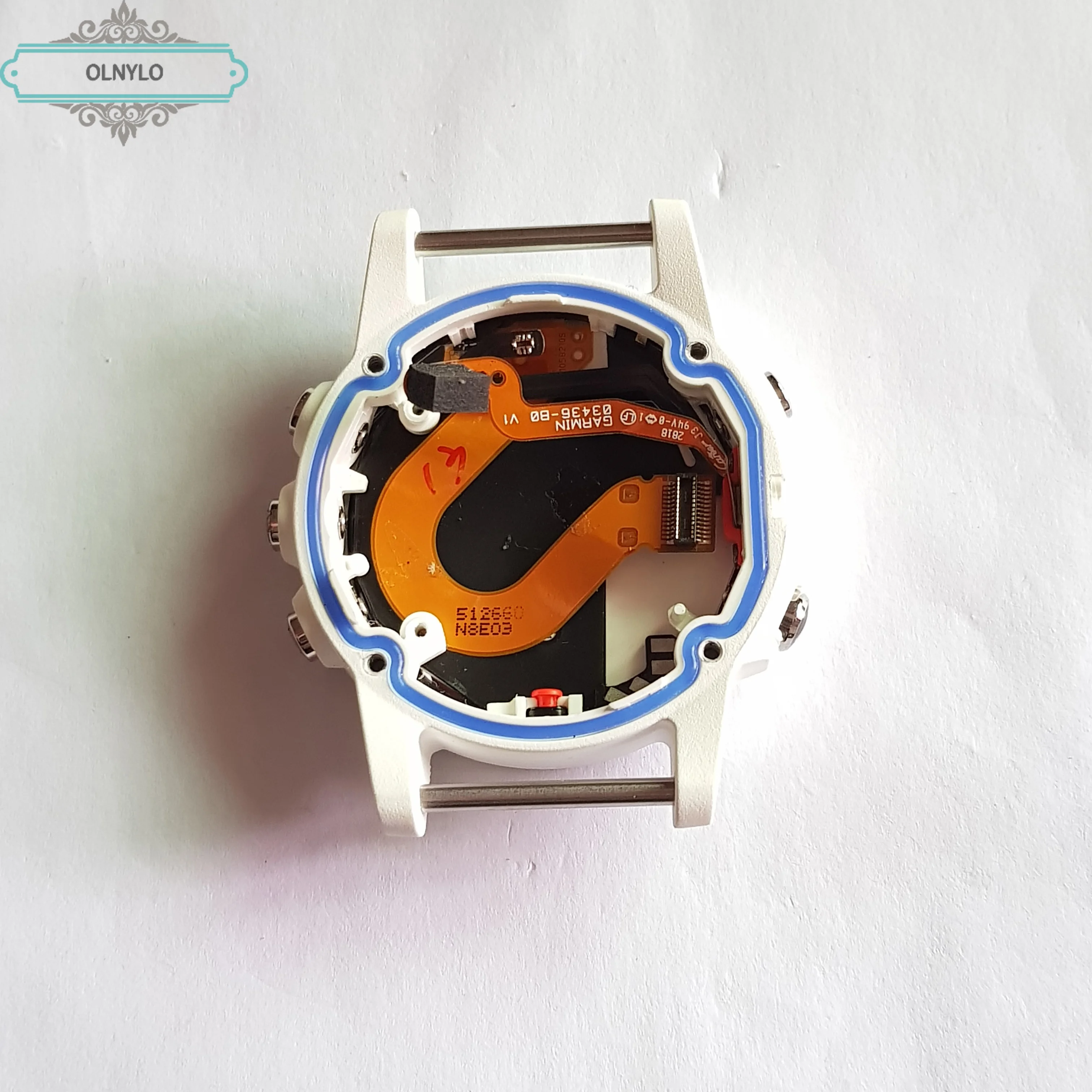 Painel de Tela Reparo para Garmin Original Peça Fenix Plus Prateado Gps Esporte Relógio Acessórios Usado Lcd 5s - Image 4