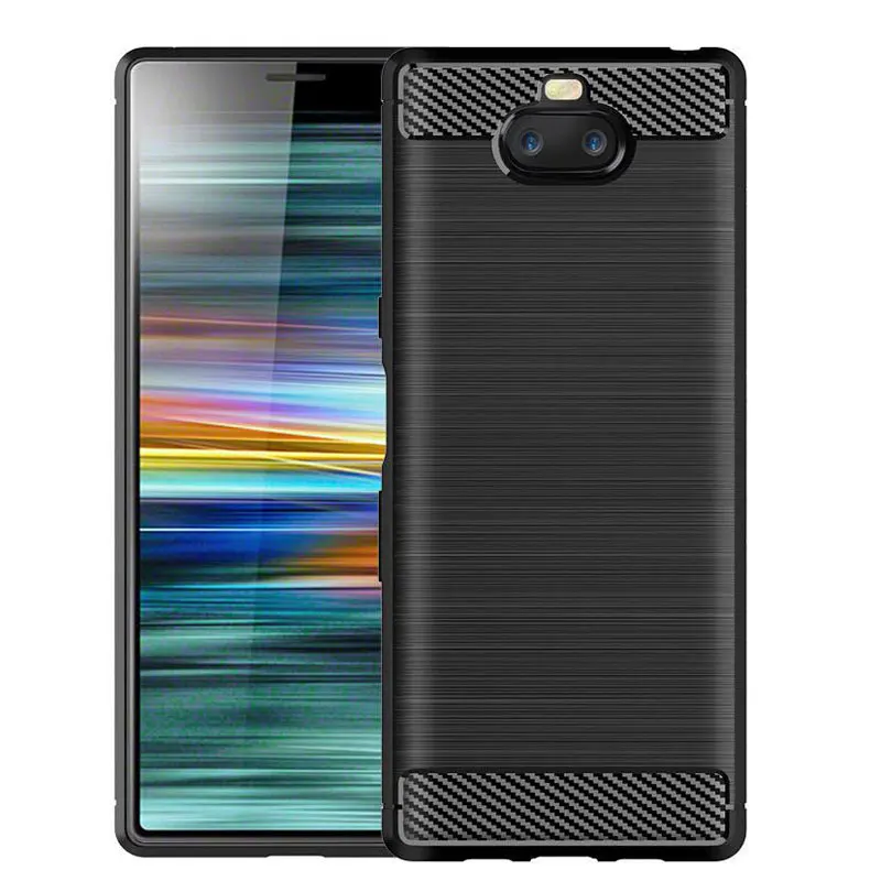 Чехол для Sony Xperia 10 Plus XZ5 XZ4 XZ3 XA3 Ultra XA2 XA1 L3 L2 L1 5 противоударный мягкий чехол бампер из