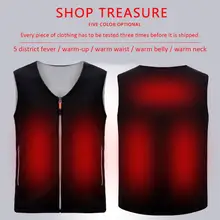 Outdoor Vest Smart Charging Heating Vest Usb Graphene Carbon Fiber Heating Vest Autumn And Winter Warm Equipment