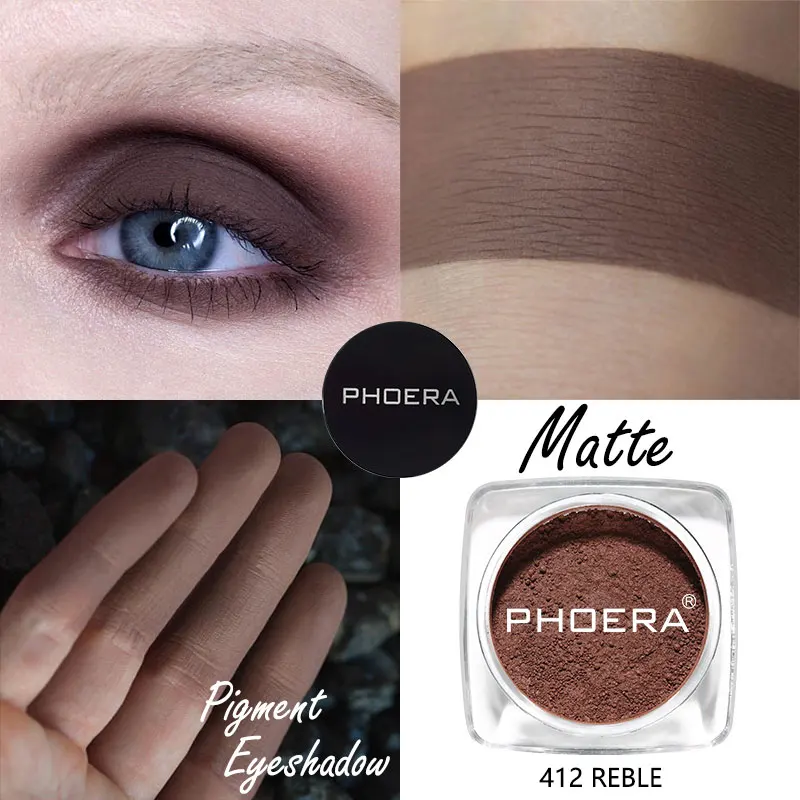 PHOERA, натуральные матовые тени для век, Палетка, водостойкая, пигментированная, Обнаженная, тени для век, пудра, красота, макияж, косметика, фестиваль, подарок, TSLM2