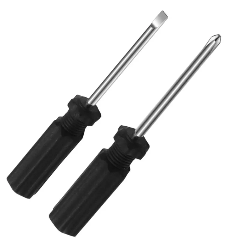 

1pcs 4.0mm Black Phillips Screwdriver 10CM Mini Screwdriver Slotted Screwdriver Toy Screwdriver