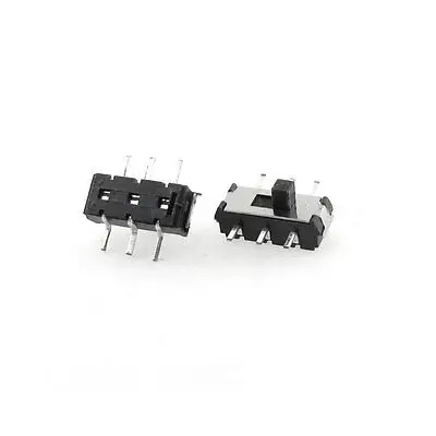10 шт. x DC 50 в 0.5A 2 Позиции DPDT 2P2T панель PCB небольшой ползунковый переключатель 6