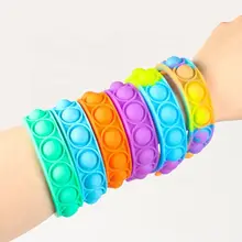 Bracelet à bulles pour enfants, jouets de décompression, Anti Stress, sensoriel, cadeau pour adultes, nouveauté