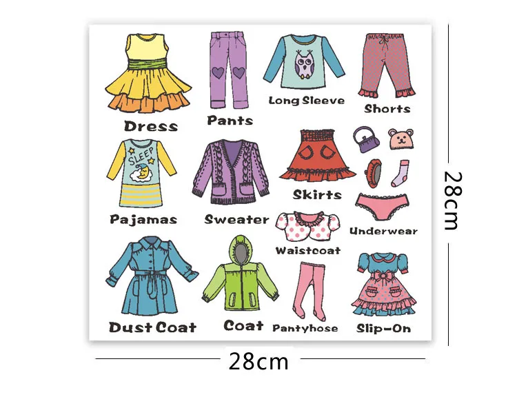 Одежда с героями мультфильмов для мальчиков и девочек; классификация логотипа; нижнее белье; этикетка; коробка для хранения; наклейки для детской комнаты; спальни; домашний декор; FG014 - Цвет: FG015