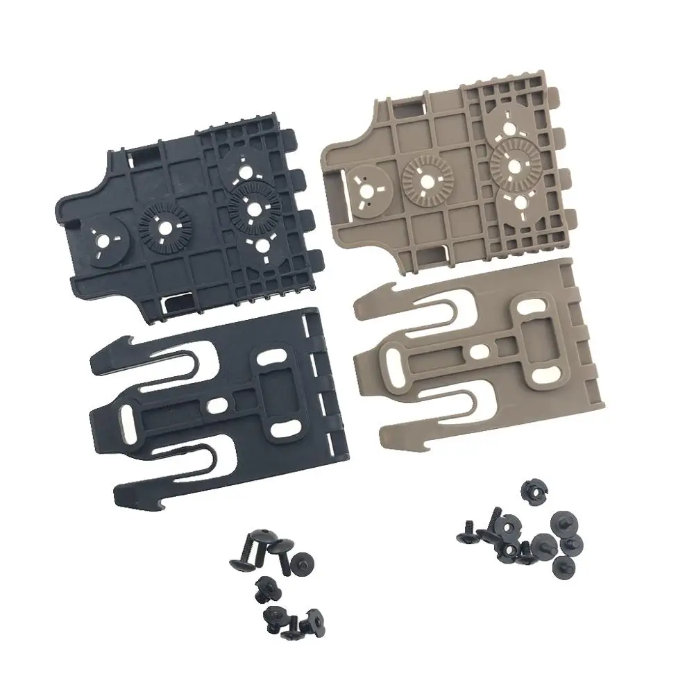 

Safa Style Quick Locking System Kit with QLS 19 and QLS 22 Polymer Black Gun Holster Accessories for Colt 1911/HK USP/M9