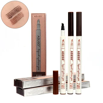 

3 Colors Microblading Eyebrow Tattoo Pen Waterproof Eye Makeup Easy Use Eyebrow Pen Deep Color Pencil Eyebrow