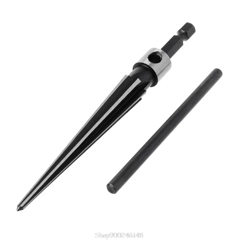 Bridge Pin Hole Hand Held Reamer T Handle Tapered 6 Fluted Chamfer Bit Reaming Woodworker Core Drill Tool Jy24 20