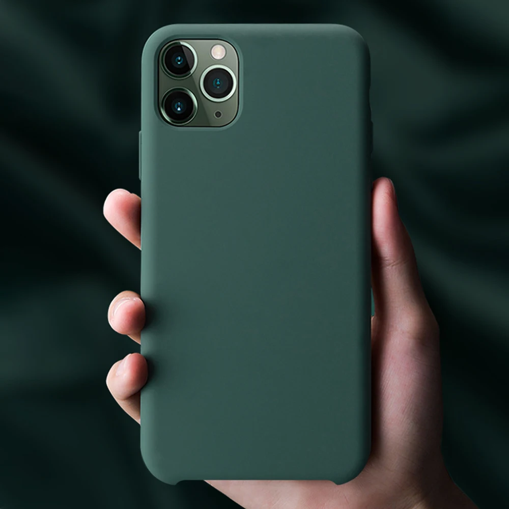 

Official Original Liquid Silicone Case For iPhone 11 Pro Max Cases High Quality Case For iPhone 11 11 Pro Cover