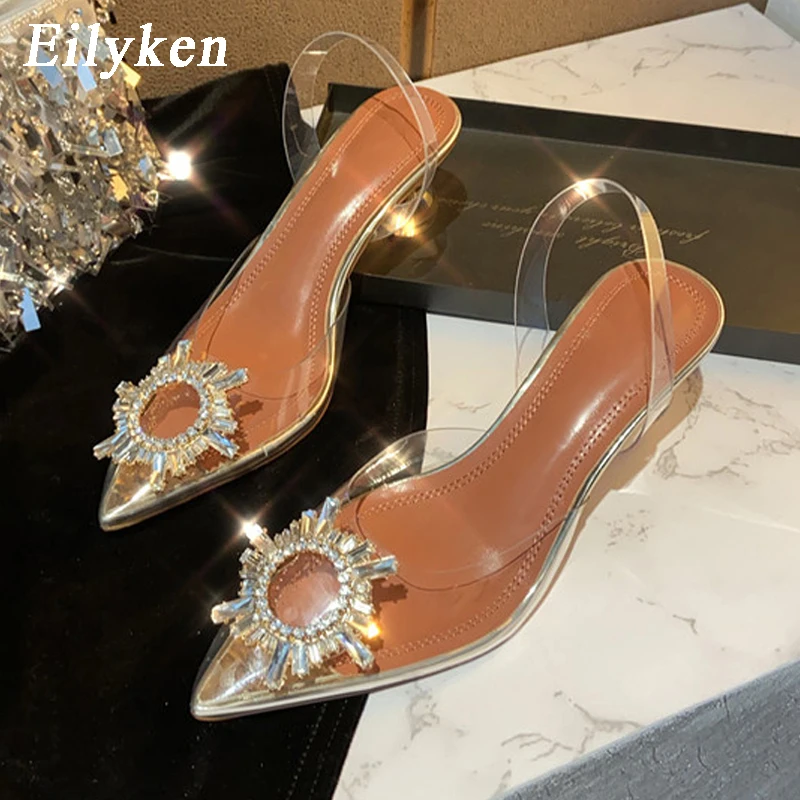 Eilyken/размеры 34 42 летние женские туфли лодочки модные с круглым носком на каблуке