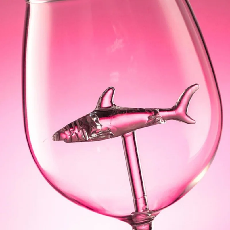 Главная оригинальная Акула красное вино стеклянная бутылка вина Кристалл для вечерние флейты стекло креативный Новое поступление^ 30