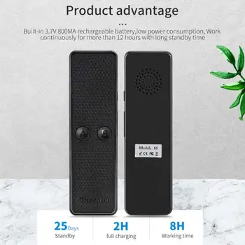 

K6 Portable Smart Voice Translator In Real Time Support Inter-translation of Inter-translation Recording Translation for Study