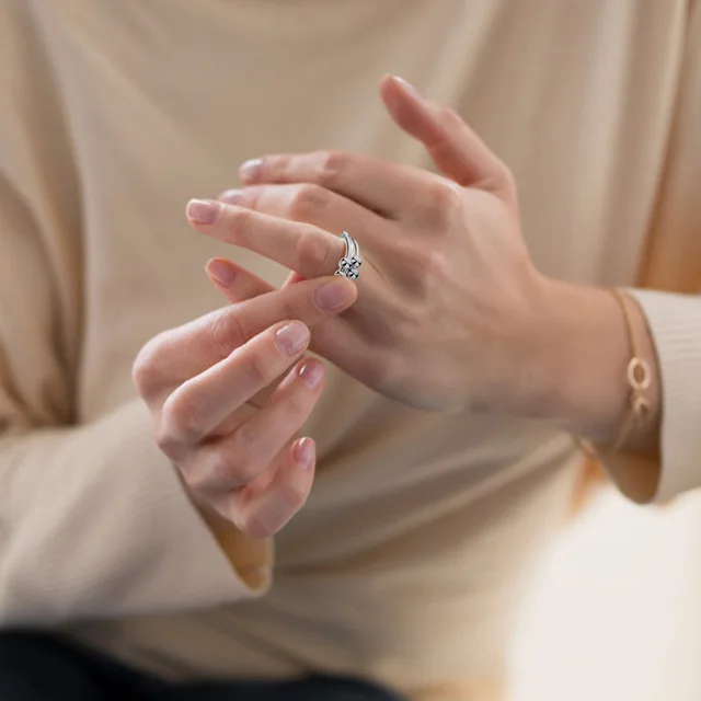 Rotate Anti Stress Ring Fidget Toys Adjustable Spiral Beads Rings Jewelry Toys for Women Men Antistress Rotate jewlery 2022 3
