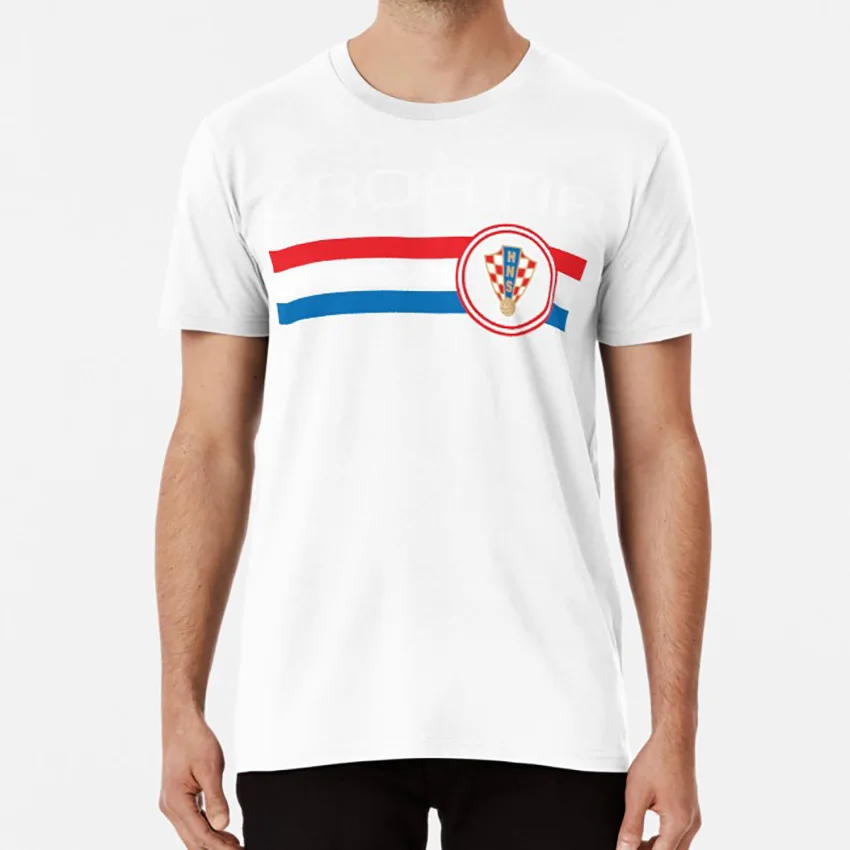 Футбол-Хорватия (Away синий) Футболка Хорватия футбол Европейский атрален Ретро
