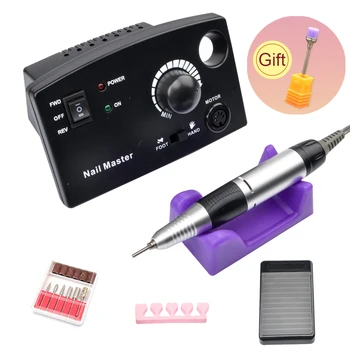 

35000 RPM Professional Electric Manicure Pedicure Machine Nail Drill Electric Nail Art Tools For Gift Nail Drill Kit