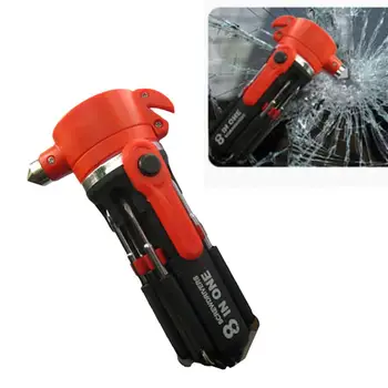 

Safty Hammer Car Emergency Hammer Life-Saving Hammer Window Breaker Hammer Explosion-Proof Flashlight Without Battery