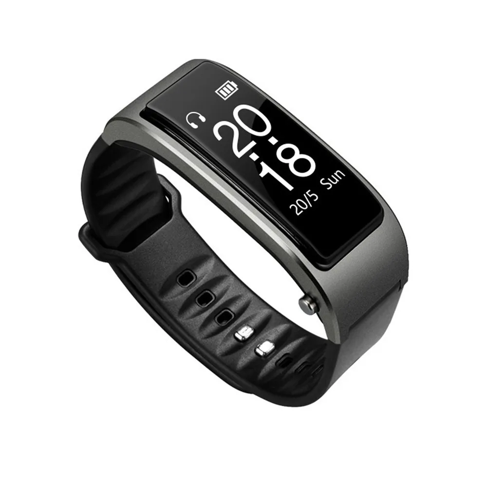 Bluetooth Y3 Smart Bracelet Headphone Talk Band IP67 Waterproof Headset Music Exercise Step Heart Rate Sleep Monitoring