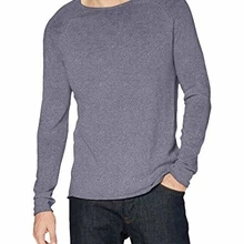 Льняная футболка с круглым вырезом и воротником-лодочкой в стиле Фельпа Уомо