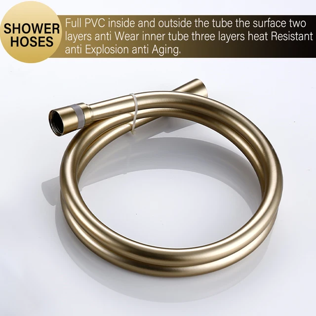 Bidet Sprayer ก๊อกน้ำร้อนและเย็นน้ำท่อห้องน้ำห้องครัว Smesiteli แปรงทองเหลืองมือถือติดผนังผสม 5